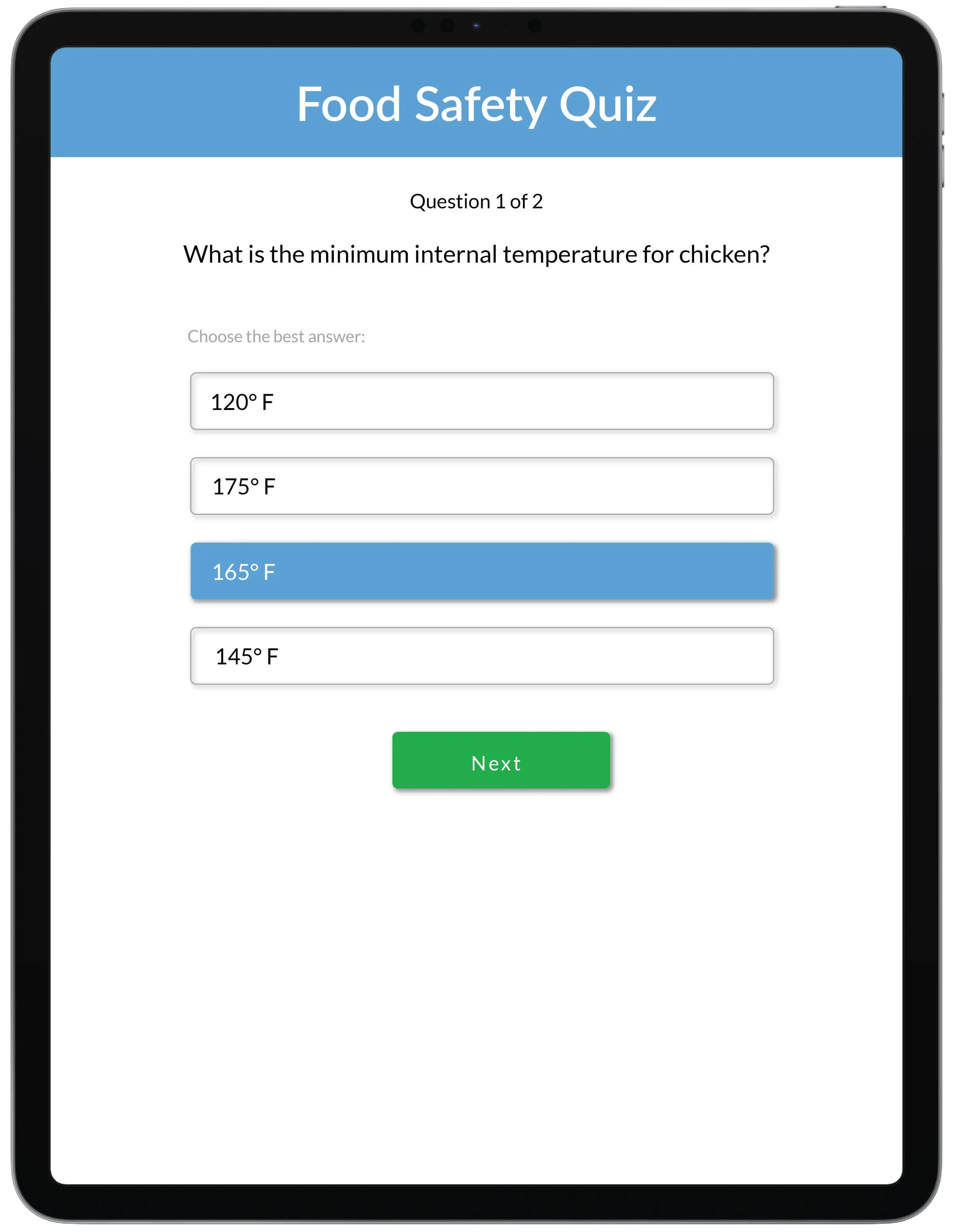 Communicationmanager quiz ipad vertical
