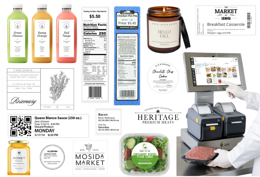 Label examples